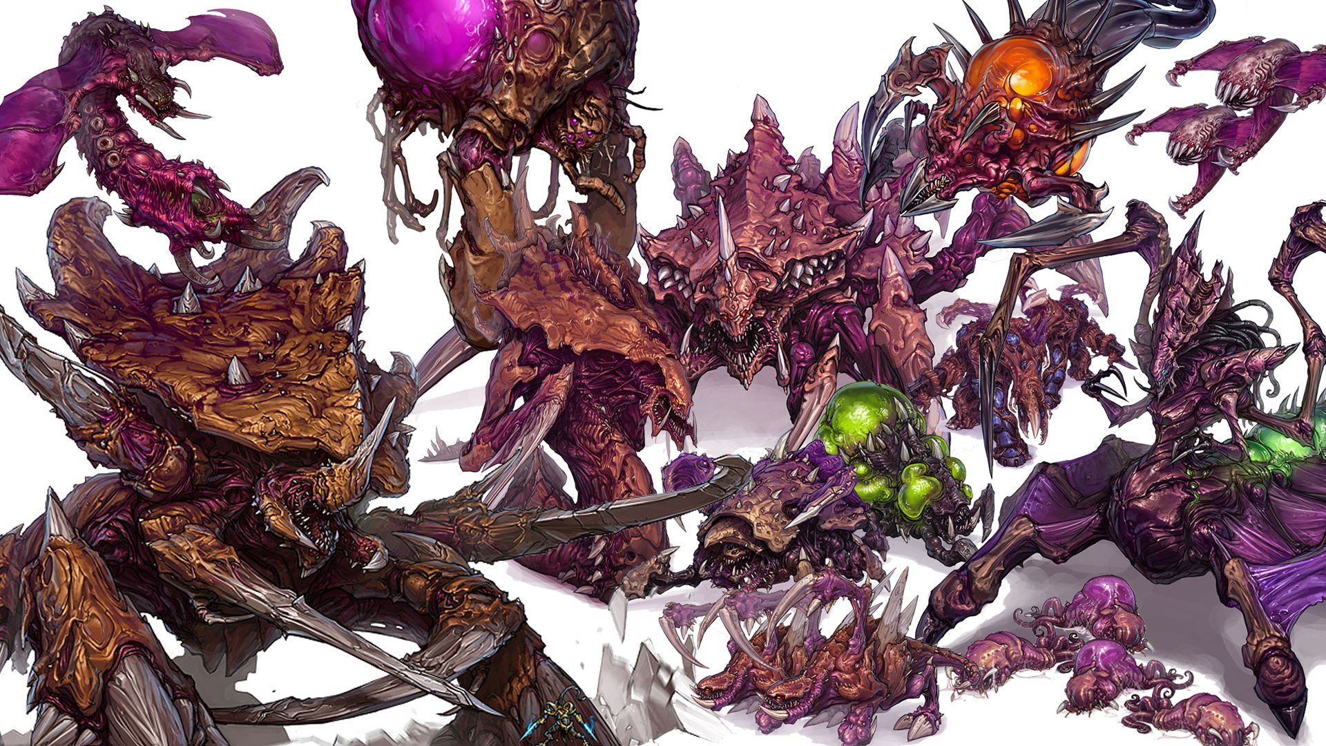 zerg units